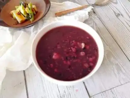 Make Red bean, black rice step 4