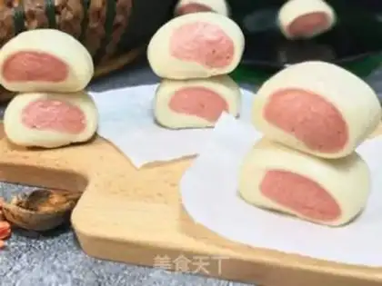 Make Double red buns step 7