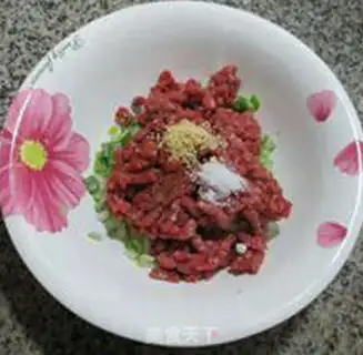 Make Onion beef dumplings step 6