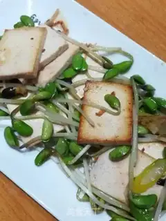 Make Black bean sprouts and tofu step 6