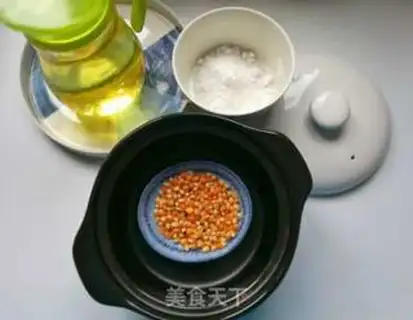 Make Sandpot popcorn step 0