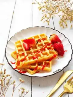 Make Egg waffles step 7