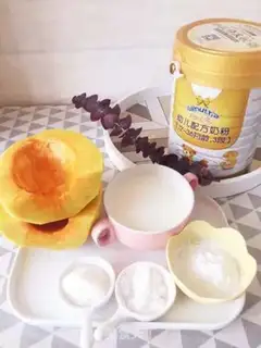 Make Pumpkin coconut milk brick step 0