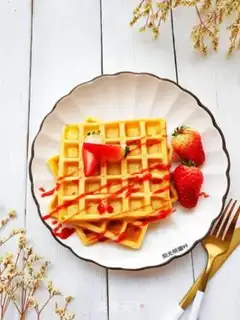 Make Egg waffles step 11