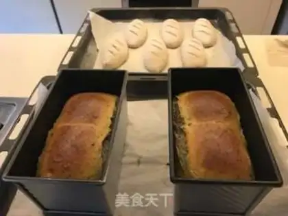 Make Japanese tea and green tea toast step 15