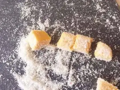 Make Pumpkin coconut milk brick step 6