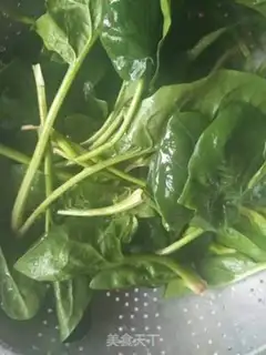 Make Sesame sauce spinach step 0