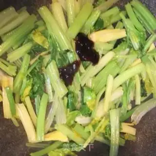 Make Fried celery step 3