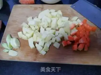 Make Potato chicken gravy step 1