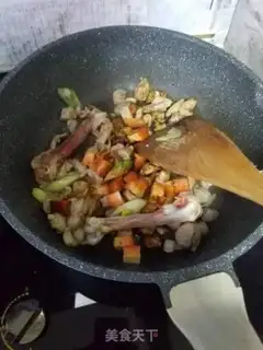 Make Potato chicken gravy step 3