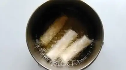 Make Spring rolls step 9