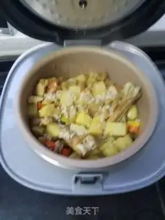 Make Potato chicken gravy step 6