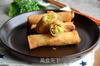 Make Spring rolls step 10
