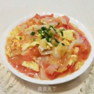 Make Big cabbage tomato fried eggs step 9