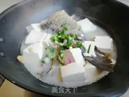Make A garlic fan scallop step 1