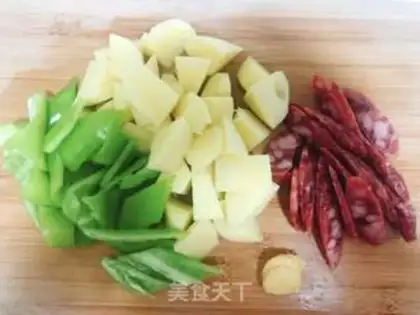 Make Potato rice step 1