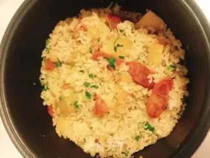 Make Potato rice step 7