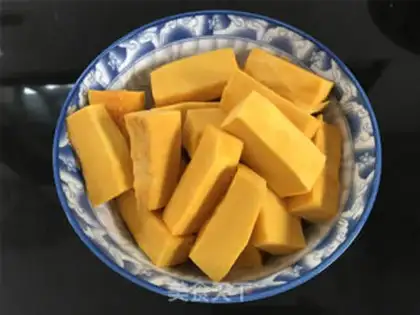 Make Korean pumpkin porridge step 1