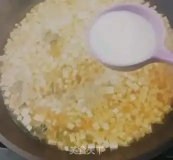 Make Egg flower tofu soup step 7