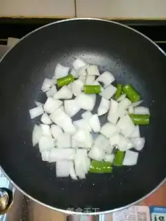 Make Onion fried liver step 4