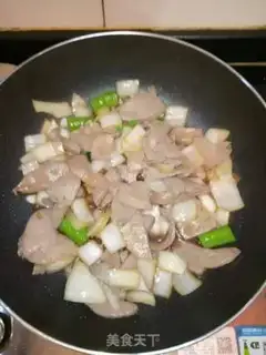 Make Onion fried liver step 5