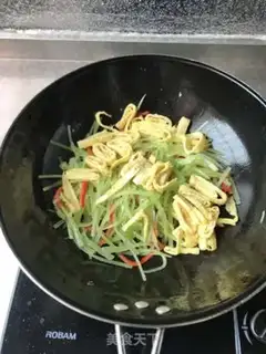 Make Egg silk step 8