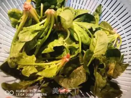 Make Oily spinach step 0