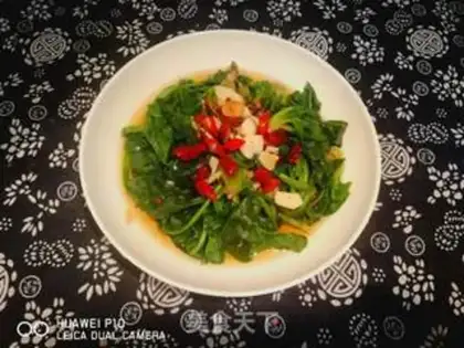 Make Oily spinach step 6
