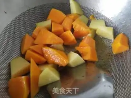 Make Pumpkin potatoes step 2