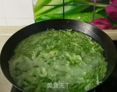 Make Blue radish bun step 1