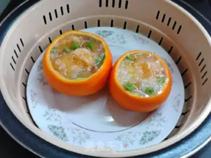 Make Orange sausage steam step 14