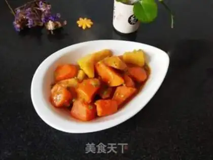 Make Pumpkin potatoes step 7