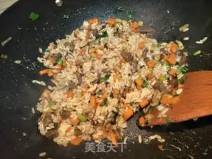 Make Beef fried rice step 7
