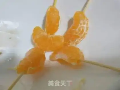Make Orange yogurt step 1