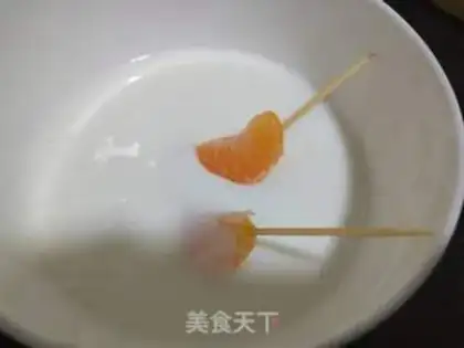 Make Orange yogurt step 2
