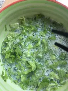 Make Lettuce steamed goose eggs step 7