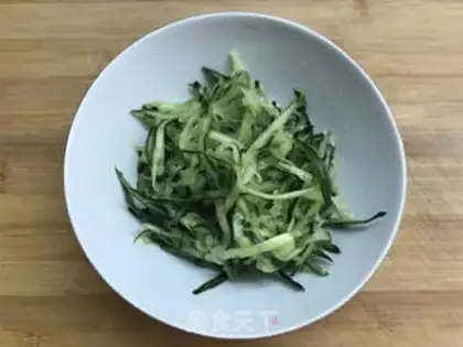 Make Green bean bud cucumber step 5