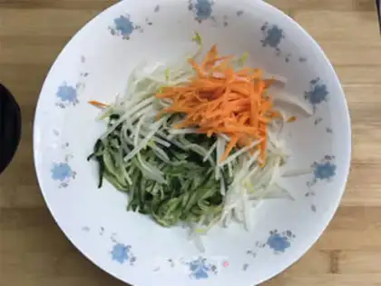 Make Green bean bud cucumber step 6