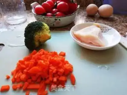 Make Vegetable chicken mud step 0