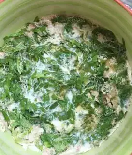 Make Lettuce steamed goose eggs step 15