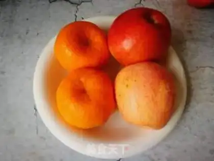 Make Apple, ugly orange juice step 0