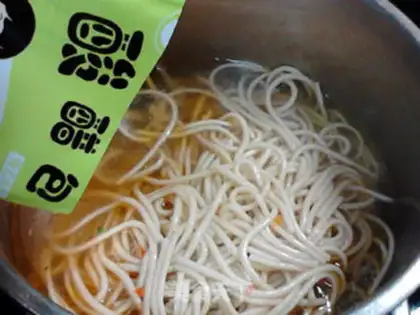 Make Hot noodle soup step 10