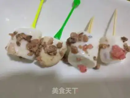 Make Banana lollipop step 3