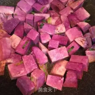 Make The purple mountain potion soup cake step 3