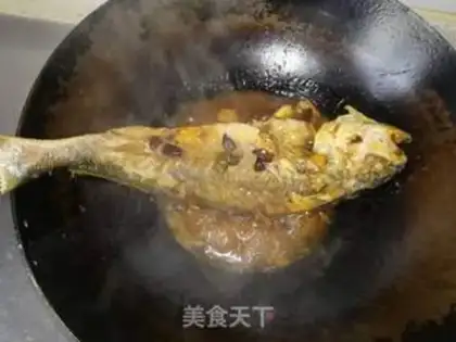 Make Red-burned yellow fish step 5