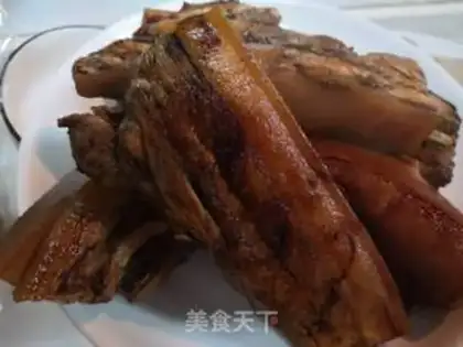 Make Guangxi, cut meat step 3
