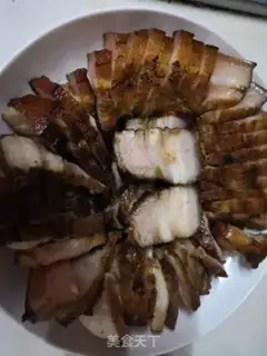 Make Guangxi, cut meat step 6