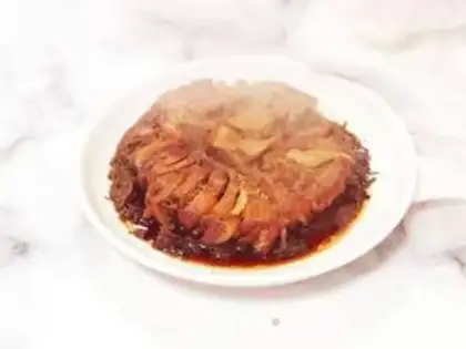 Make Guangxi, cut meat step 9