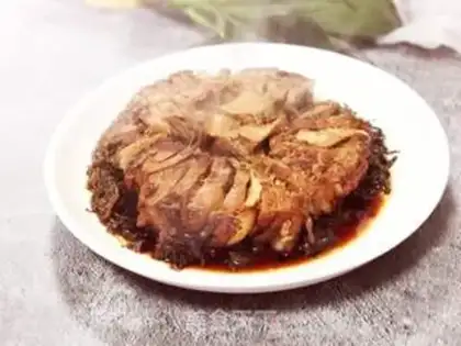 Make Guangxi, cut meat step 11