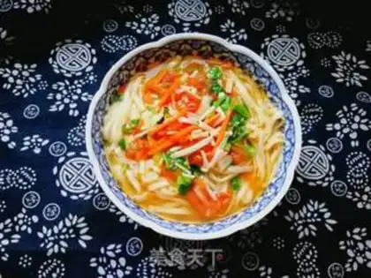 Make Tomato carrot noodles step 12